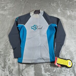 Xcel Wetsuit Top Womens 6 Long Sleeve Neoprene Ultra Stretch Top Surf Swim New